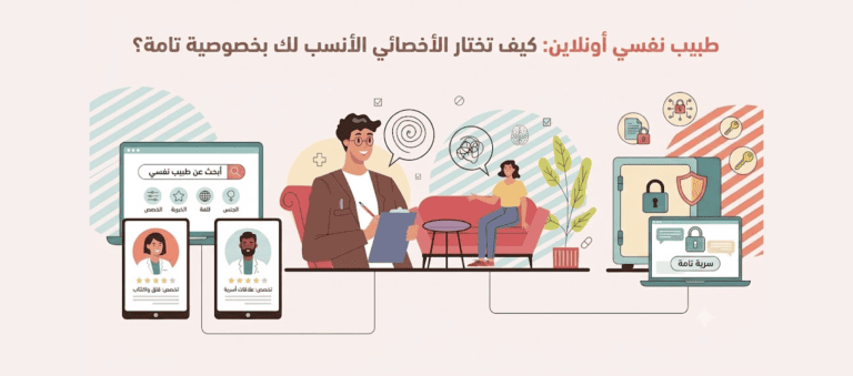طبيب نفسي أونلاين_ كيف تختار الأخصائي الأنسب لك