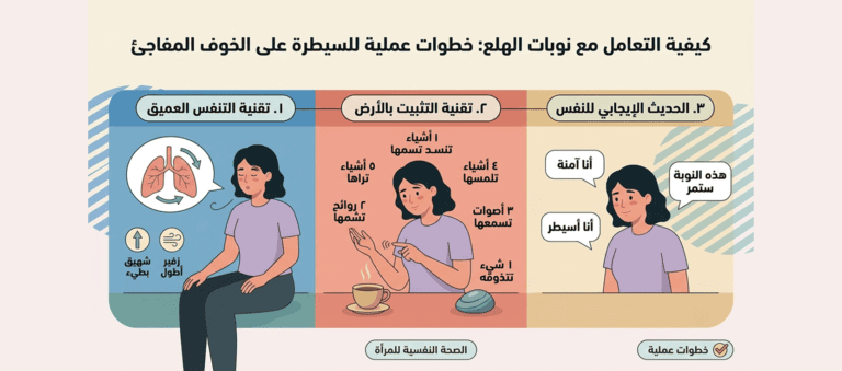 كيفية التعامل مع نوبات الهلع_ خطوات عملية للسيطرة على الخوف المفاجئ